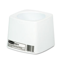 BOWL BRUSH HOLDER WHITE