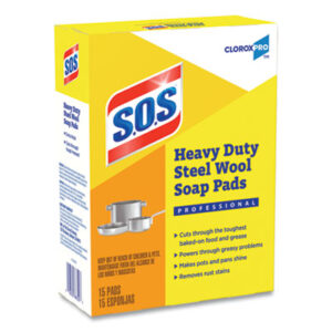 SOS Steel Wool Soap Pad Hotel Size-15bx