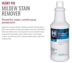 Canberra Husky 416 Mildew Stain Remover-12 Quarts/Cs